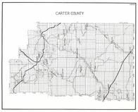 Carter County, Hammond, boyes, Piniele, Batzel, ridgway, Custer national Forest, Elgin, Belltower, Chalk Buttes, Kalaka, Montana State Atlas 1950c